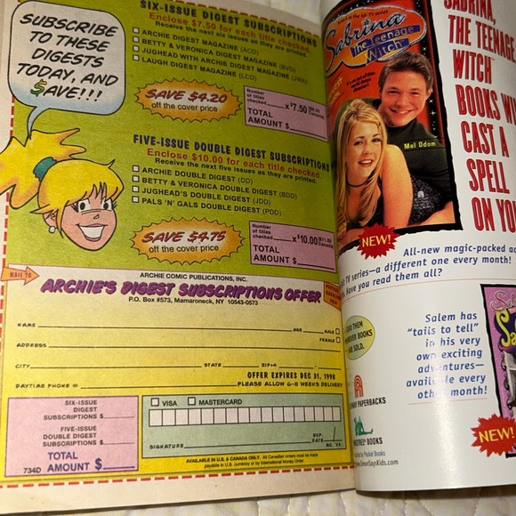 📚BOOK SALE 5 for $20📚 Archie’s Double Digest #104 December 1998 - Picture 11 of 12